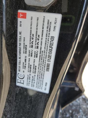 2018 TESLA MODEL 3 