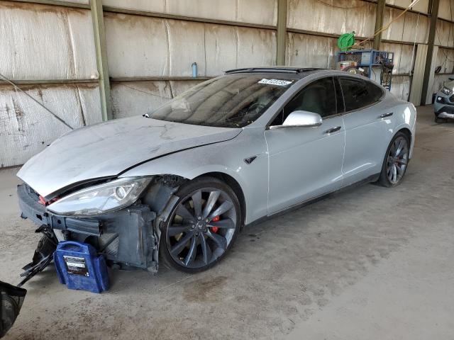Хэтчбеки TESLA MODEL S 2015 Серебристый