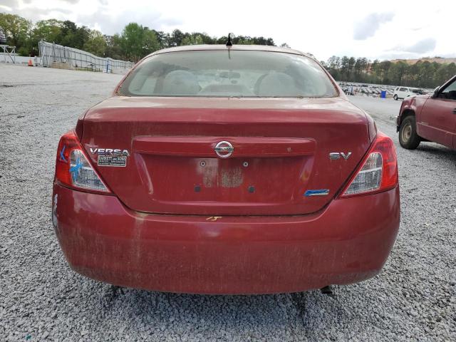  NISSAN VERSA 2012 Червоний