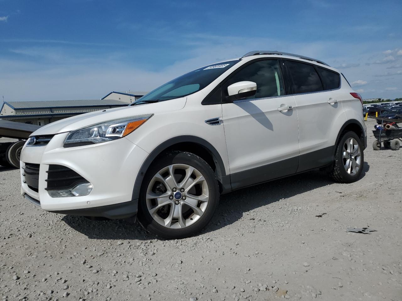 2016 Ford Escape Titanium en Venta en Earlington, KY - Hail