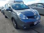 2010 NISSAN NOTE N-TEC for sale at Copart PETERLEE
