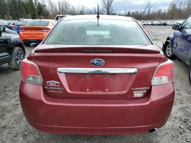 Sedans SUBARU IMPREZA 2013 Czerwony