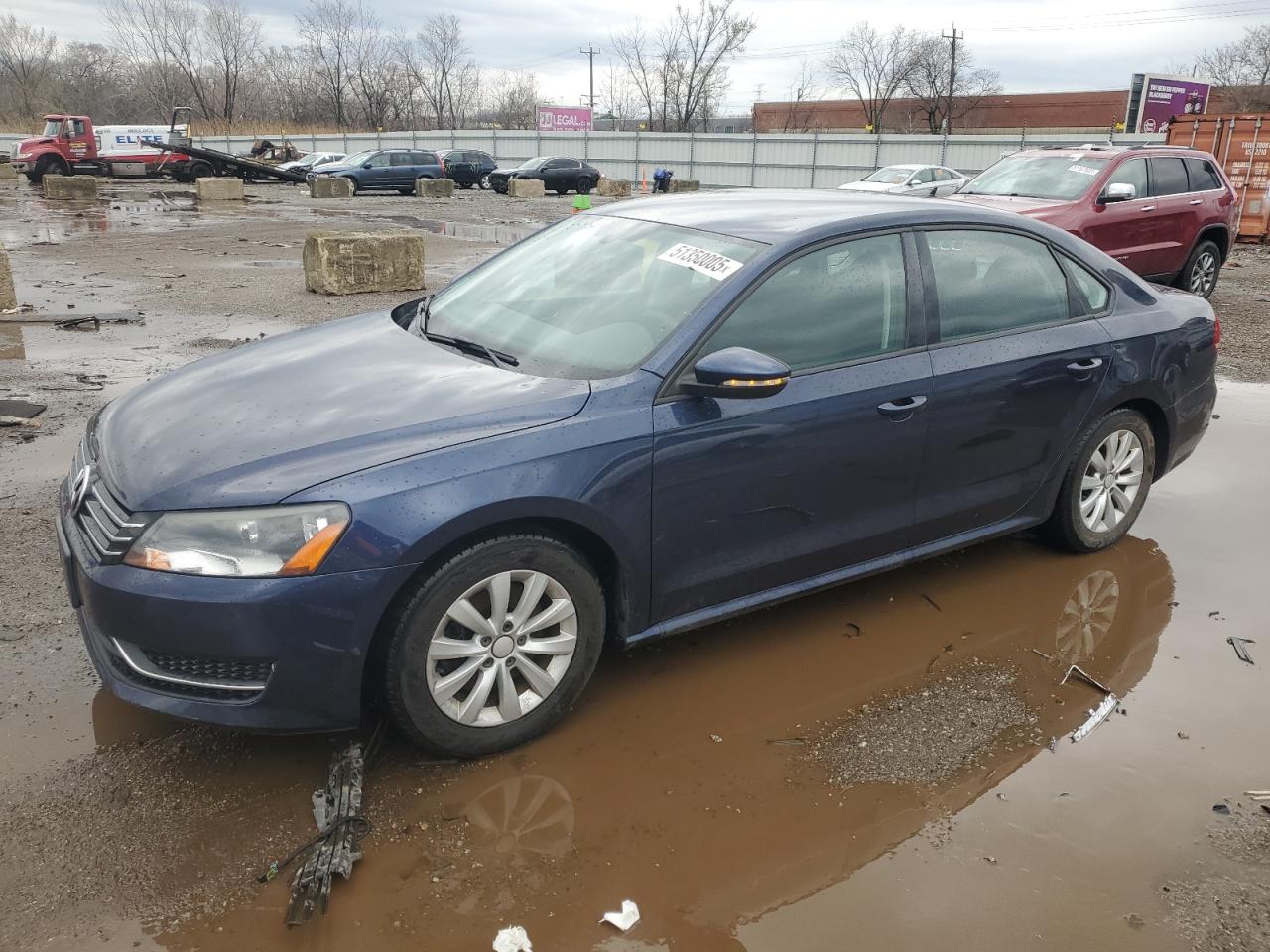 2012 Volkswagen Passat S   на продаже в Chicago Heights, IL - Hail