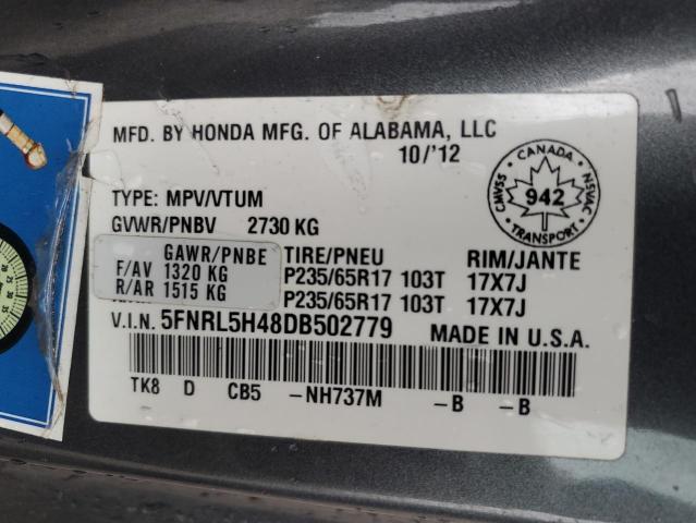 2013 HONDA ODYSSEY EX