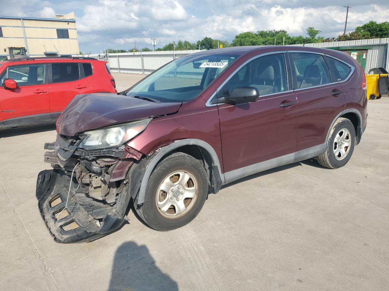 2012 Honda Cr-V Lx for Sale in Wilmer, TX - Front End