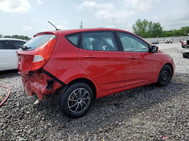  HYUNDAI ACCENT 2013 Красный