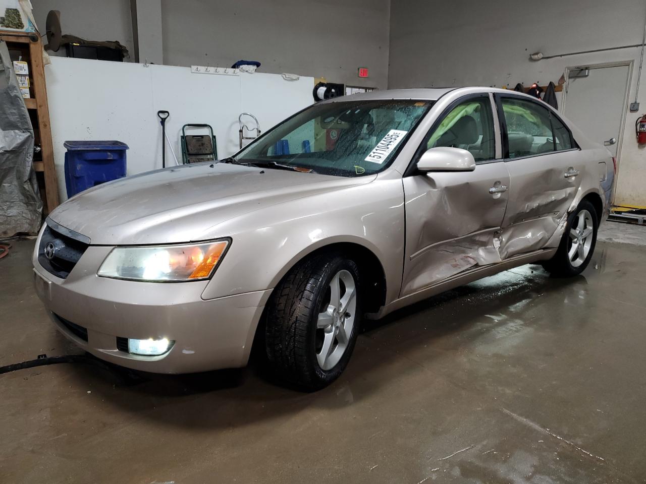 2006 Hyundai Sonata Gls на продаже в Elgin, IL - Side