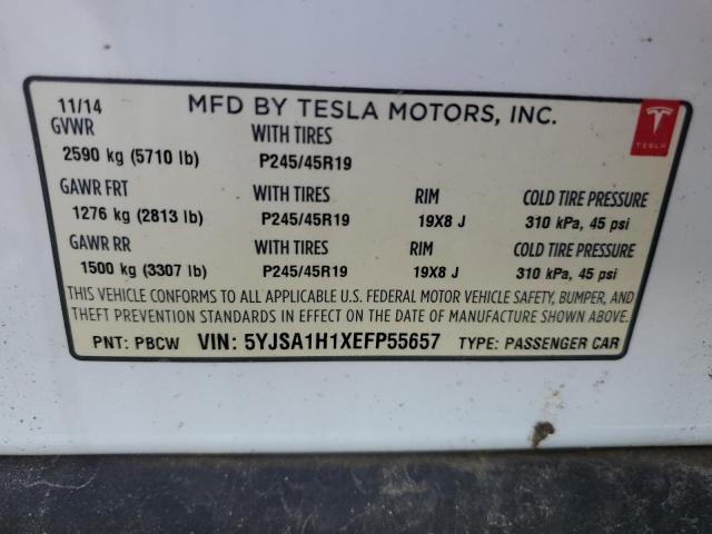2014 TESLA MODEL S