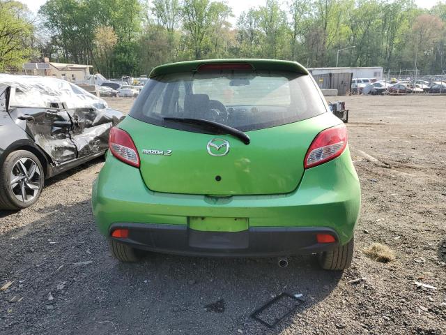 Хэтчбеки MAZDA 2 2013 Зеленый