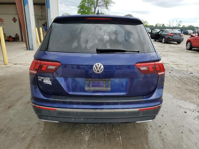  VOLKSWAGEN TIGUAN 2021 Синий