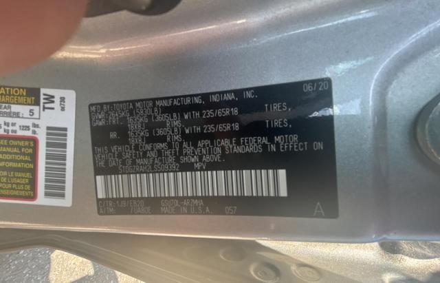 2020 TOYOTA HIGHLANDER XLE