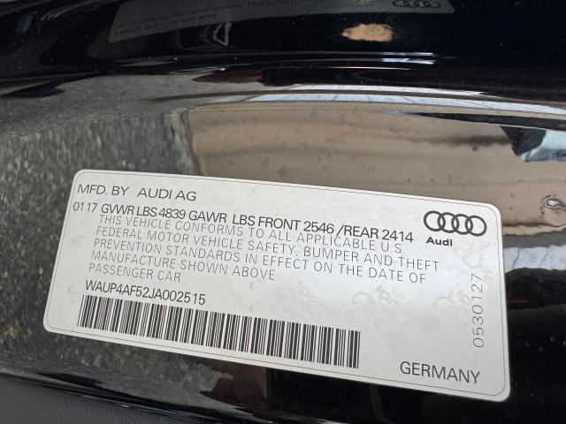 2018 AUDI S5 PREMIUM PLUS