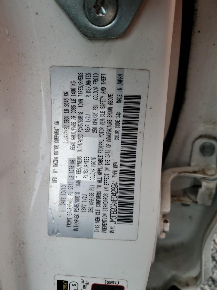 2014 Mazda Cx-9 Touring VIN: JM3TB2CAXE0428941 Lot: 53401255