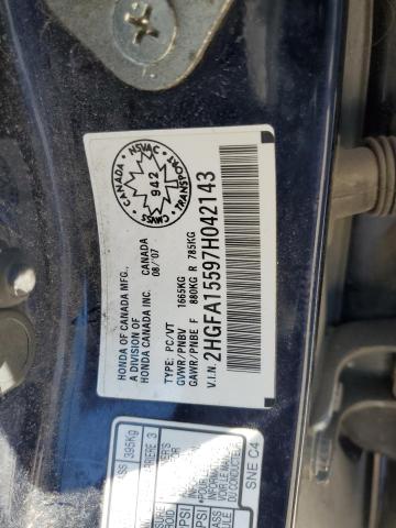 2007 HONDA CIVIC LX
