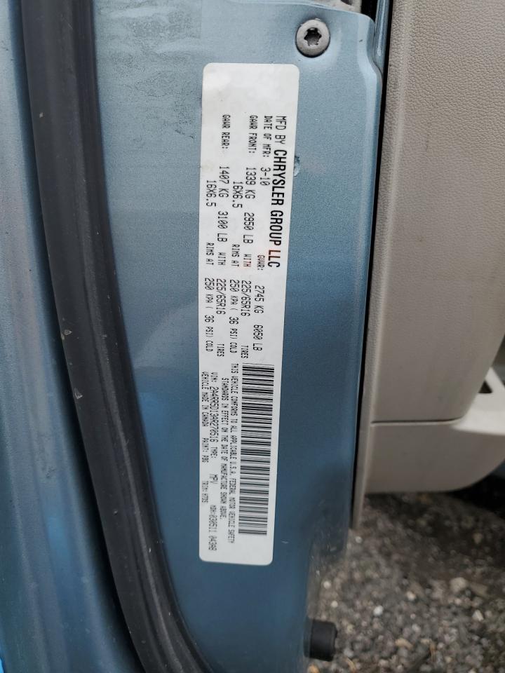 2010 Chrysler Town & Country Touring VIN: 2A4RR5D13AR270516 Lot: 52880975