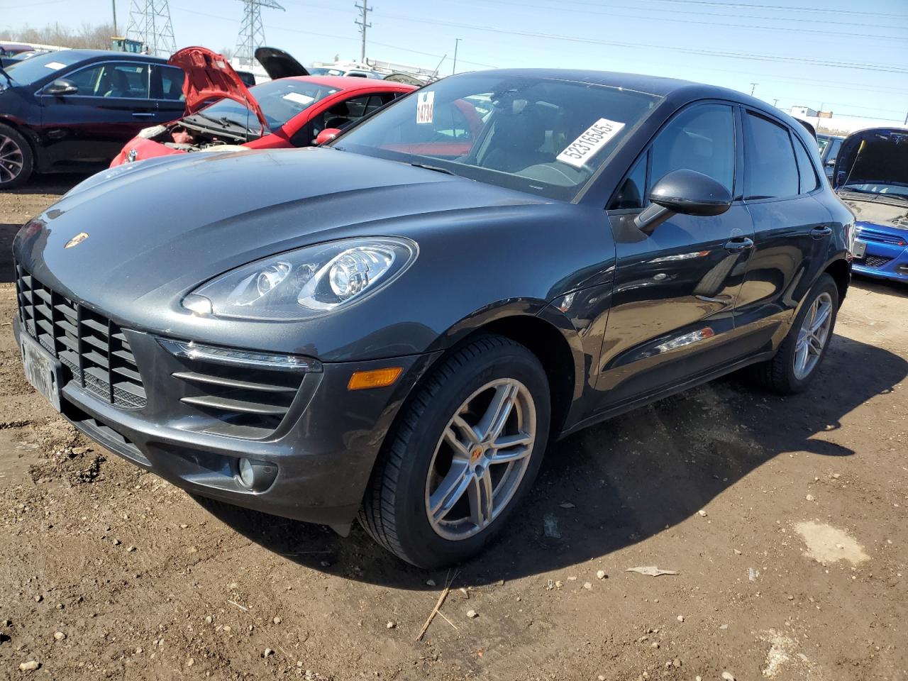 2017 Porsche Macan на продаже в Elgin, IL - Rear End