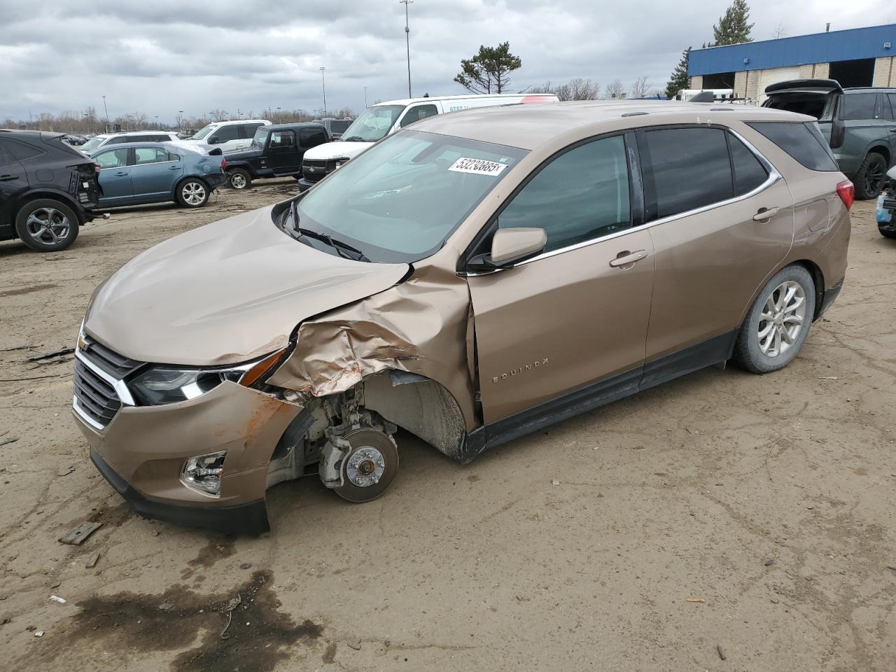 2018 Chevrolet Equinox Lt იყიდება Woodhaven-ში, MI - Front End