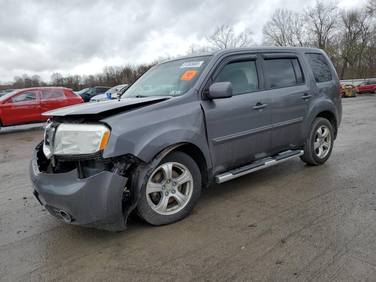 2015 Honda Pilot Exl en Venta en Ellwood City, PA - Front End