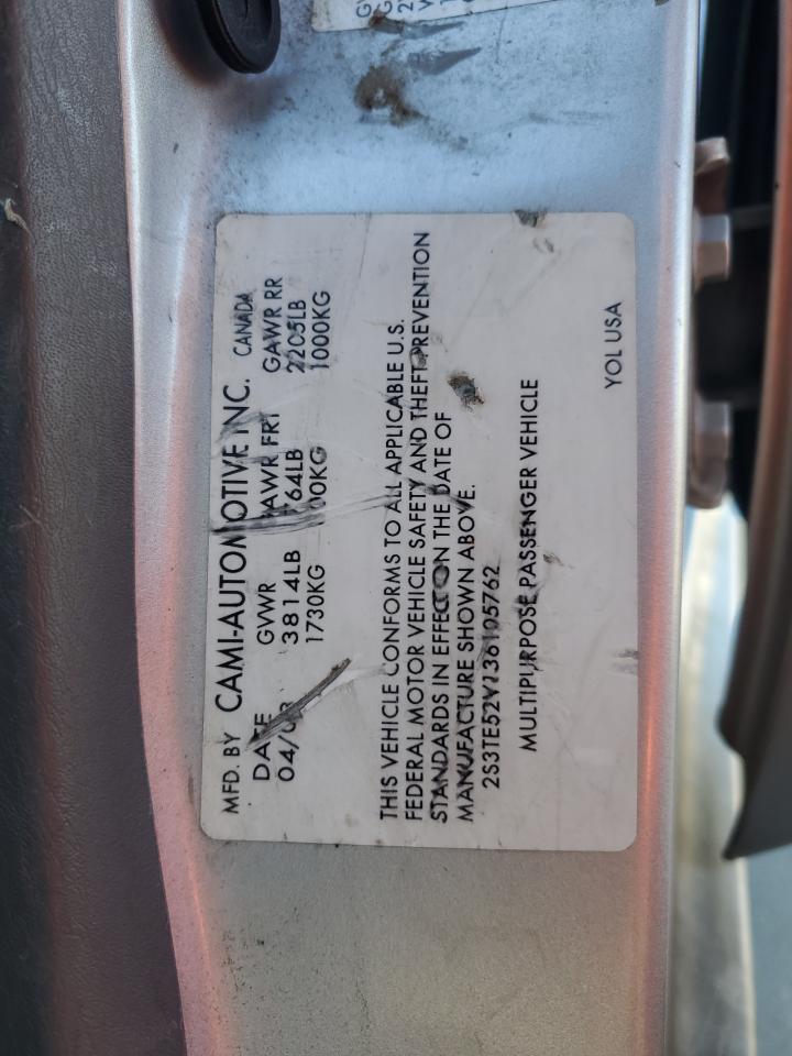 2003 Suzuki Vitara Jls VIN: 2S3TE52V136105762 Lot: 54796825