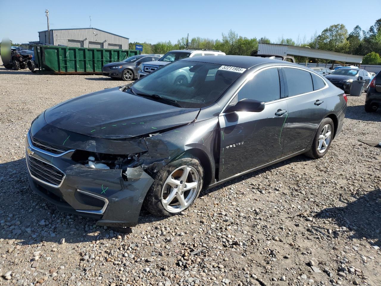 2017 Chevrolet Malibu Ls на продаже в Memphis, TN - Front End