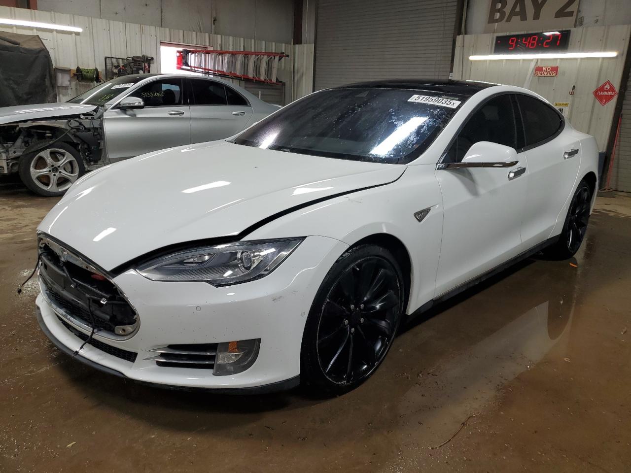 2015 Tesla Model S 85D на продаже в Elgin, IL - Front End