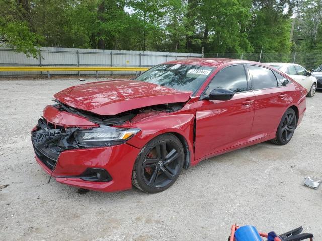  HONDA ACCORD 2022 Red