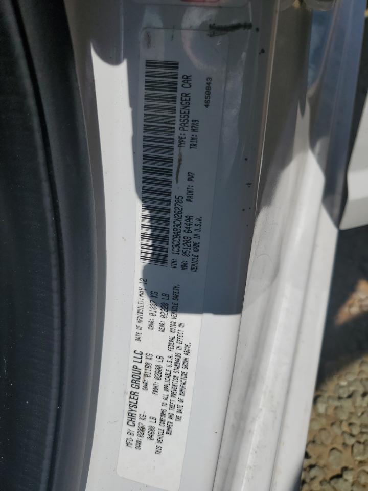 2012 Chrysler 200 Lx VIN: 1C3CCBAB3CN262705 Lot: 63825055