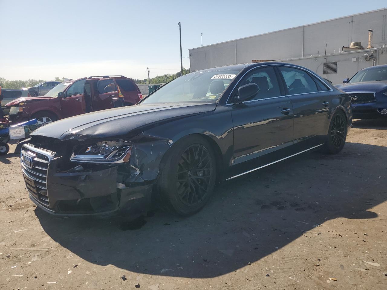 2015 Audi A8 L Quattro VIN: WAU3GAFD2FN039318 Lot: 54906635