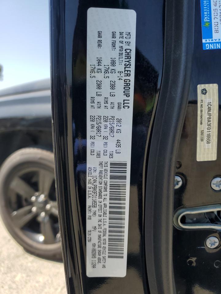 2015 Jeep Patriot Sport VIN: 1C4NJPBA3FD110558 Lot: 54922715