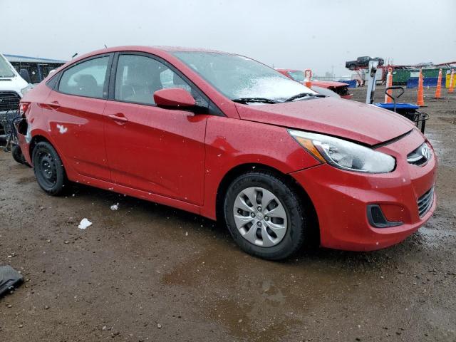  HYUNDAI ACCENT 2016 Красный