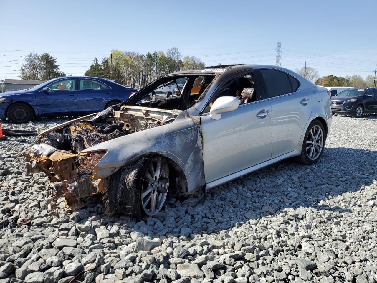 2008 Lexus Is 250 იყიდება Mebane-ში, NC - Burn - Engine