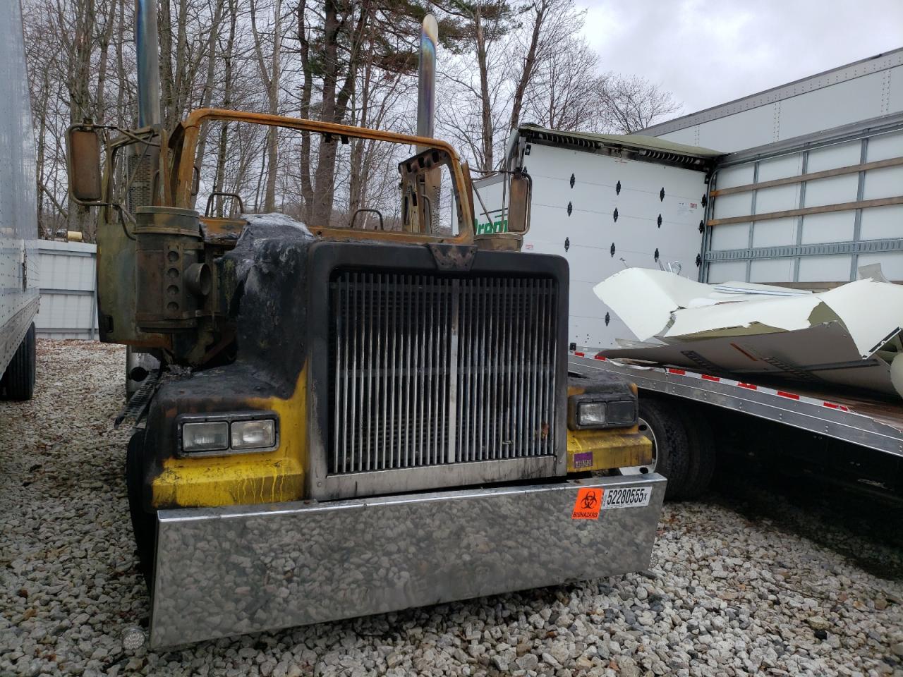 2014 Western Star 4900 Semi Truck for Sale in West Warren, MA - Burn