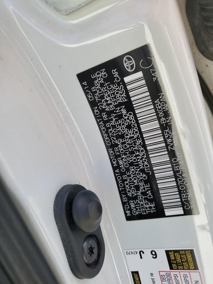 2014 Toyota Prius Plug-In VIN: JTDKN3DP3E3062680 Lot: 53167085