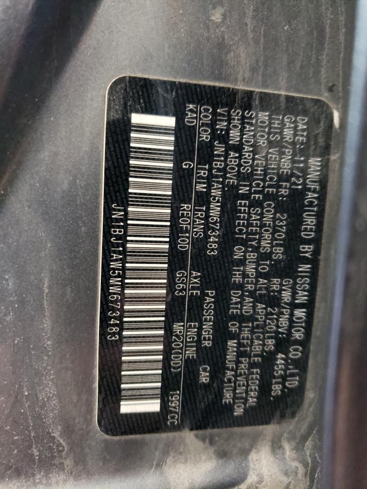 JN1BJ1AW5MW673483 NISSAN ROGUE 2021