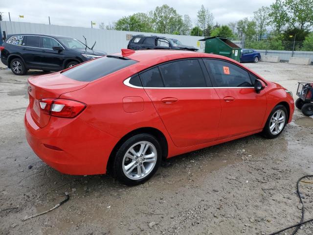  CHEVROLET CRUZE 2018 Червоний