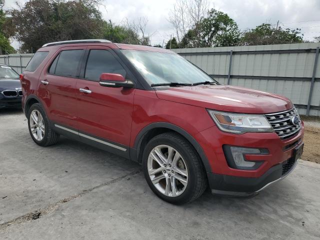  FORD EXPLORER 2017 Czerwony