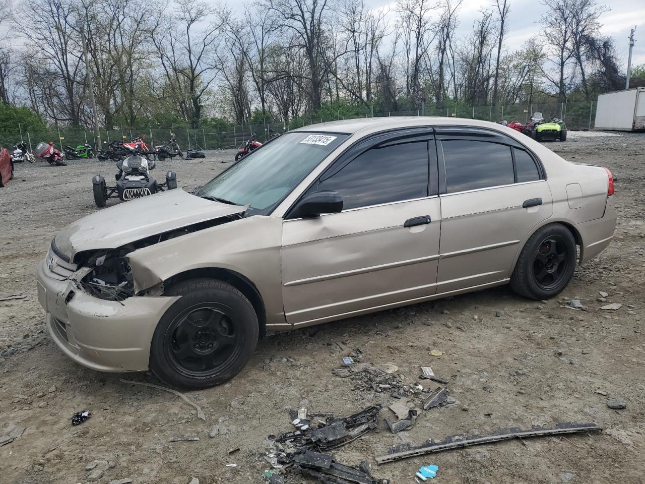 2001 Honda Civic Lx zu verkaufen in Baltimore, MD - Front End