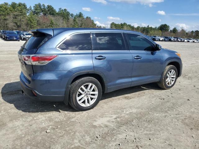  TOYOTA HIGHLANDER 2016 Синий