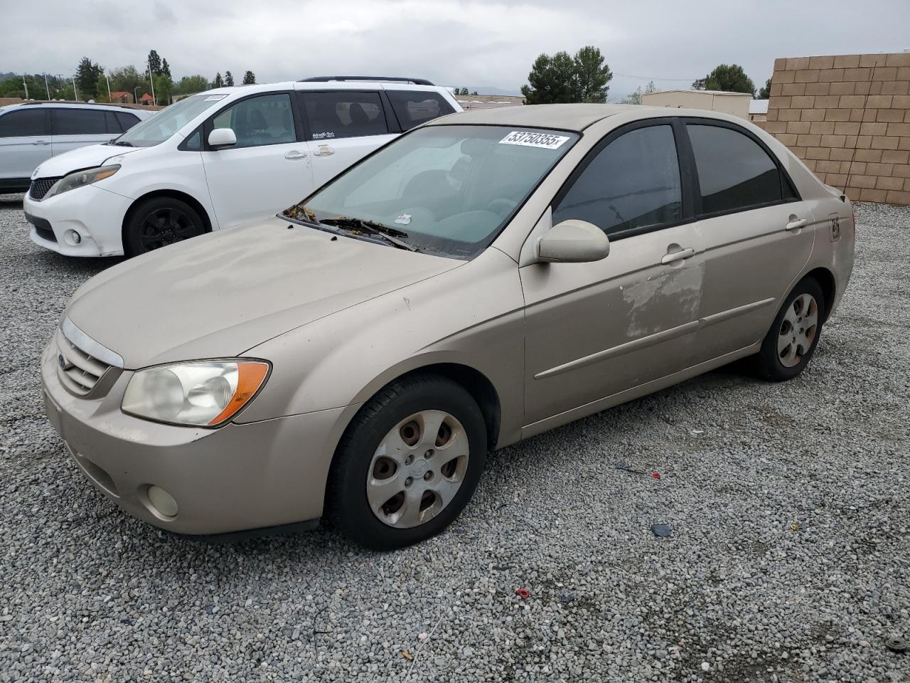 2005 Kia Spectra Lx zu verkaufen in Mentone, CA - Side