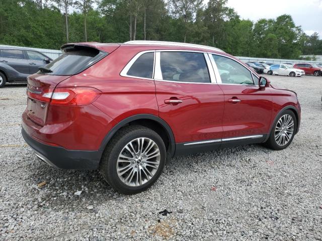  LINCOLN MKX 2016 Red