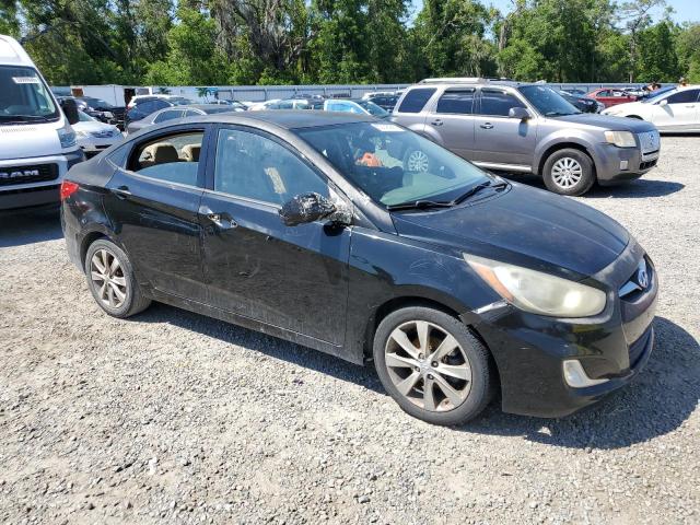 Sedans HYUNDAI ACCENT 2012 Czarny