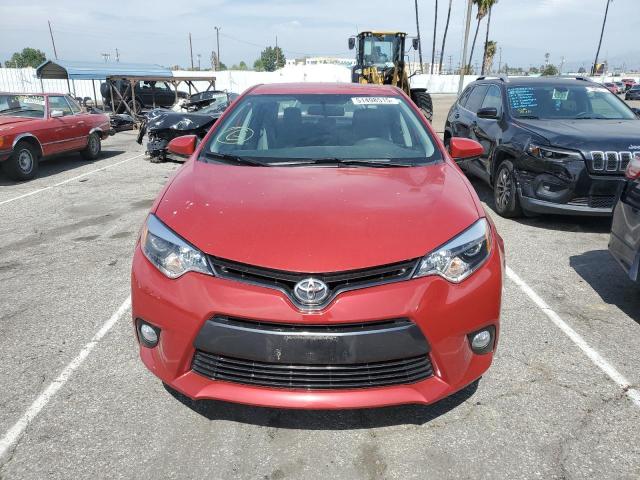 Sedans TOYOTA COROLLA 2016 Red