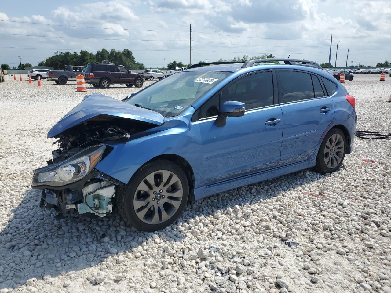 2015 Subaru Impreza Sport Limited იყიდება Temple-ში, TX - Front End