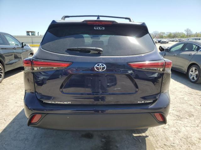  TOYOTA HIGHLANDER 2022 Granatowy