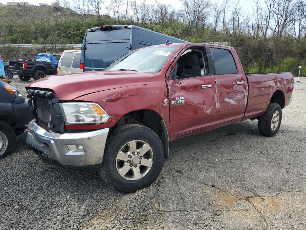 2014 Ram 3500 Slt на продаже в West Mifflin, PA - All Over