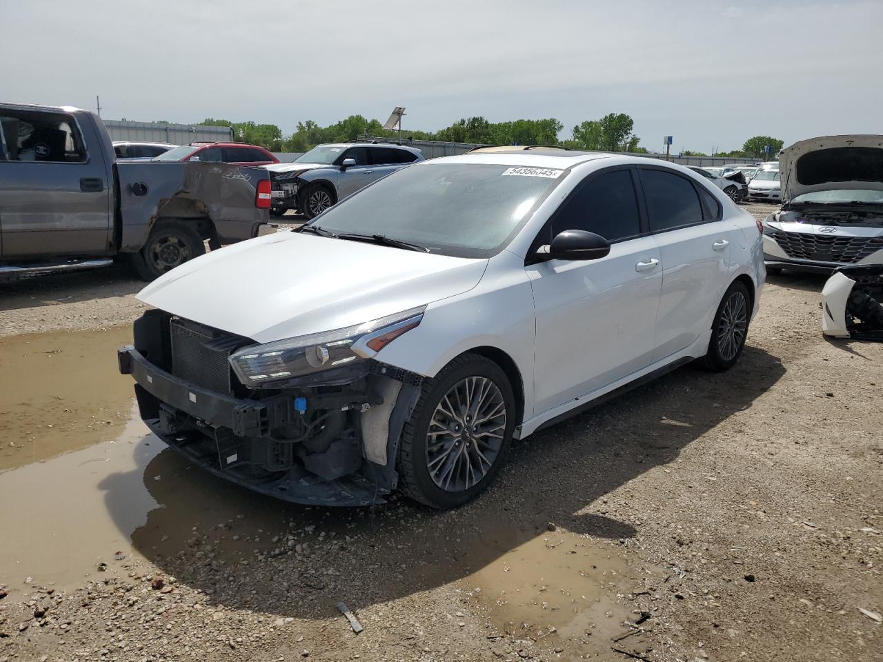 2022 Kia Forte Gt Line на продаже в Kansas City, KS - Front End