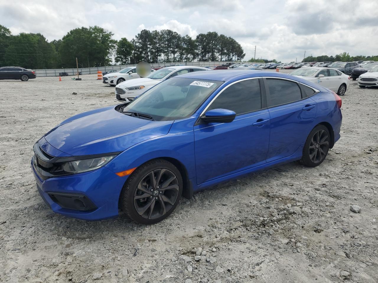 2020 Honda Civic Sport на продаже в Loganville, GA - Rear End