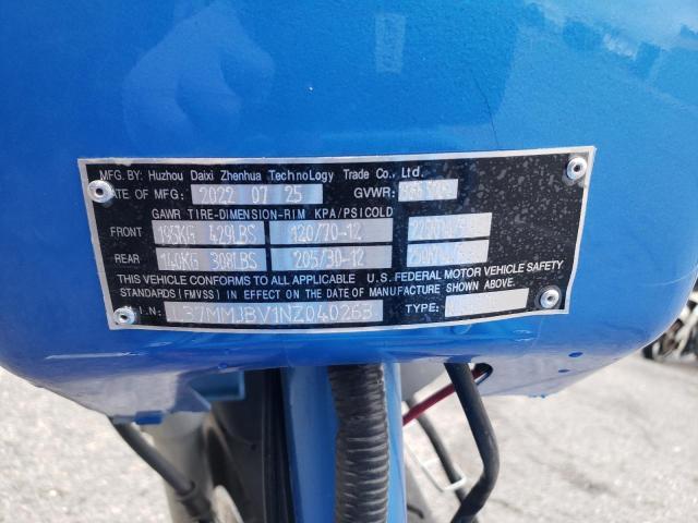 2022 OTHER MOTORCYCLE MAD VAC  