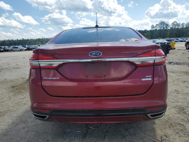 Sedans FORD FUSION 2017 Czerwony