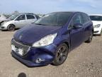 2012 PEUGEOT 208 ALLURE for sale at Copart PETERLEE